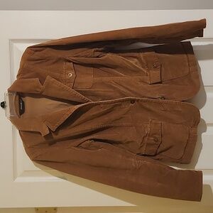 Eddie Bauer Brown Corduroy Blazer Jacket